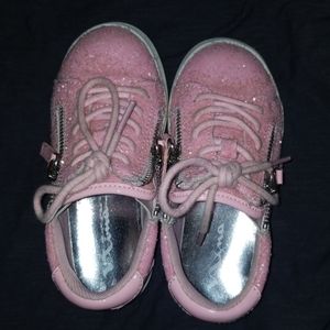 Nina Pink Glitter Sneakers Toddler 9